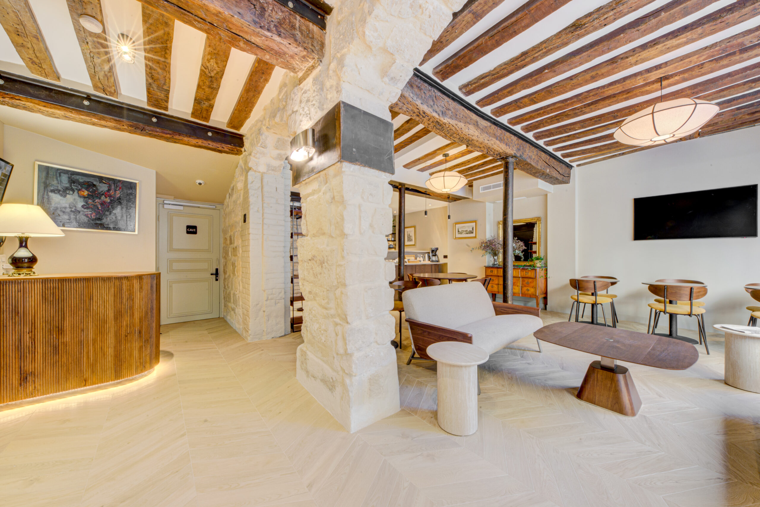 salle d'accueil hotel marie